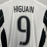 2016/17 JUVENTUS HIGUAIN #9 HOME SHIRT (M) ADIDAS