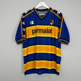 2002/03 PARMA NAKATA #10 HOME SHIRT (M) CHAMPION