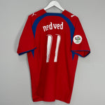 2006/08 CZECH REPUBLIC NEDVED #11 HOME SHIRT (L) PUMA