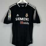 2004/05 REAL MADRID ZIDANE #5 AWAY SHIRT (M) ADIDAS