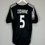 2004/05 REAL MADRID ZIDANE #5 AWAY SHIRT (M) ADIDAS