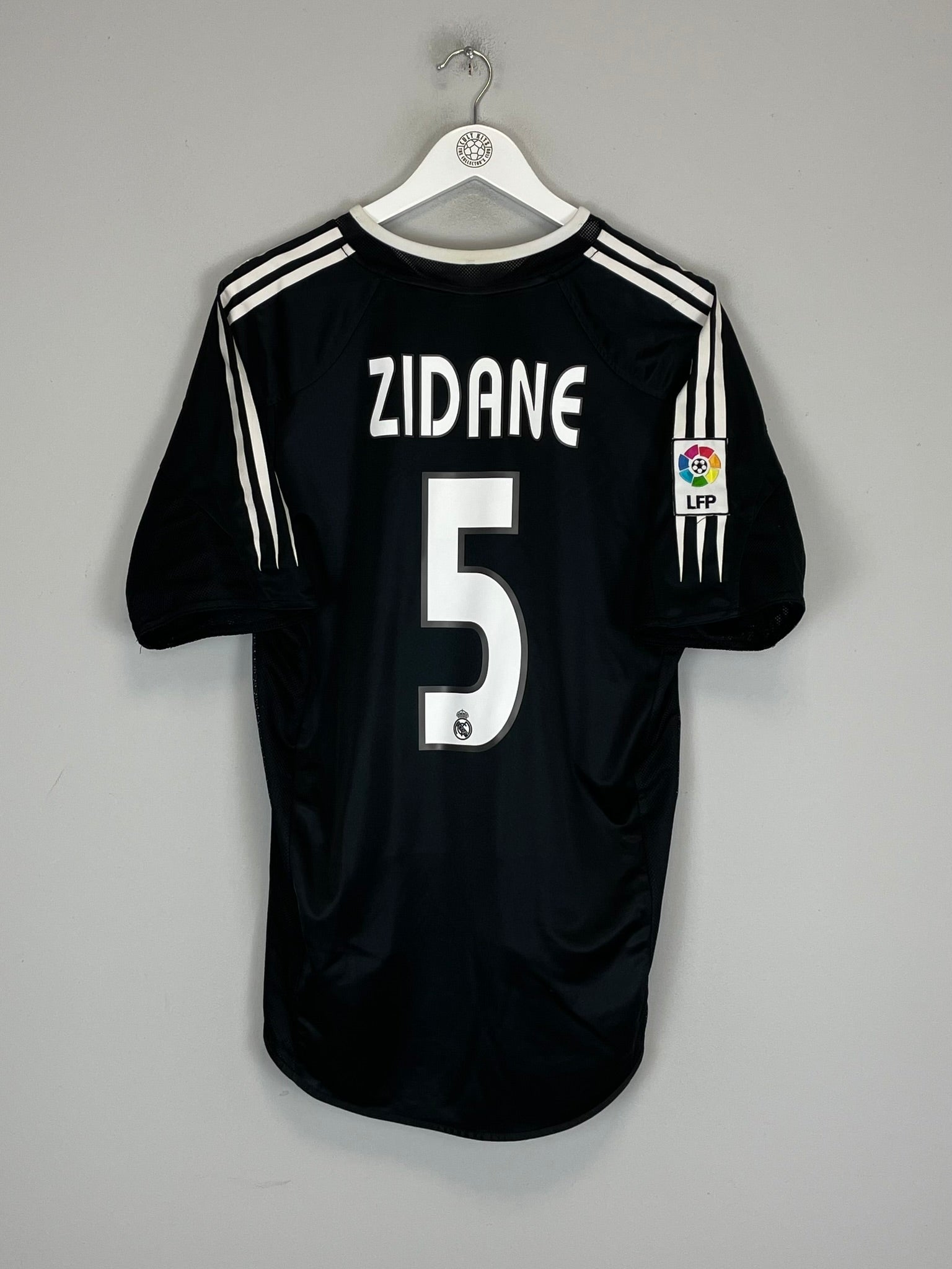 2004/05 REAL MADRID ZIDANE #5 AWAY SHIRT (M) ADIDAS