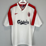 1998/00  LIVERPOOL GERRARD #28 AWAY SHIRT (L) REEBOK