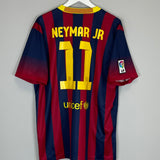 2013/14 BARCELONA NEYMAR JR #11 HOME SHIRT (XL) NIKE