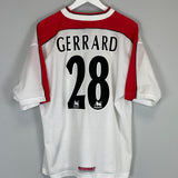 1998/00  LIVERPOOL GERRARD #28 AWAY SHIRT (L) REEBOK