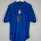 2004/06 ITALY BAGGIO #10 HOME SHIRT (L) PUMA