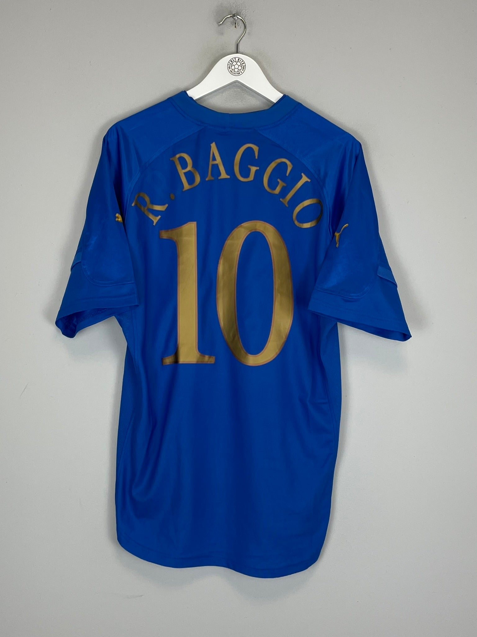 2004/06 ITALY BAGGIO #10 HOME SHIRT (L) PUMA