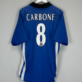 1999/00 SHEFFIELD WEDNESDAY CARBONE #8 HOME SHIRT (L) PUMA