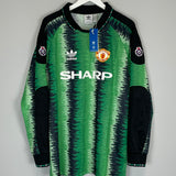 1990 MANCHESTER UNITED #1 *BNWT* GK SHIRT (XL) ADIDAS ORIGINALS