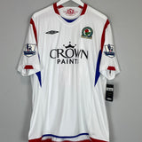 2009/10 BLACKBURN ROVERS PEDERSEN #12 *BNWT* AWAY SHIRT (XXL) UMBRO