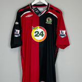 2007/08 BLACKBURN ROVERS SAMBA #4 *BNWT* AWAY SHIRT (XXL) UMBRO