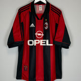 1998/00 AC MILAN MALDINI #3 HOME SHIRT (XL) ADIDAS