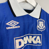 1995/97 EVERTON HOME SHIRT (M.KIDS) UMBRO