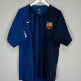 2004/05 BARCELONA RONALDINHO #10 AWAY SHIRT (XL) NIKE