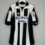 1997/98 JUVENTUS ZIDANE #21 HOME SHIRT (XL) KAPPA