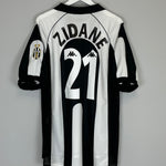 1997/98 JUVENTUS ZIDANE #21 HOME SHIRT (XL) KAPPA