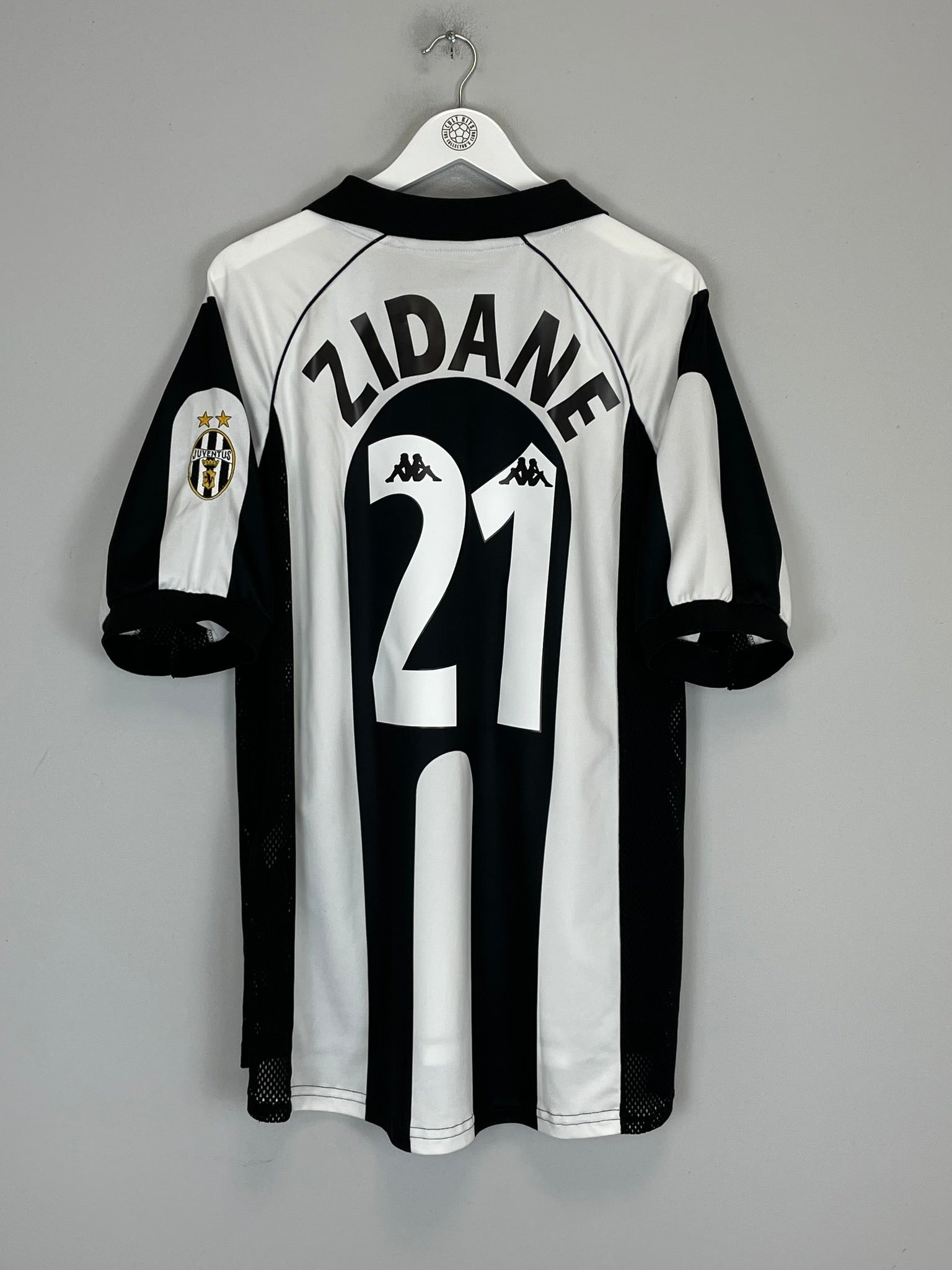 1997/98 JUVENTUS ZIDANE #21 HOME SHIRT (XL) KAPPA