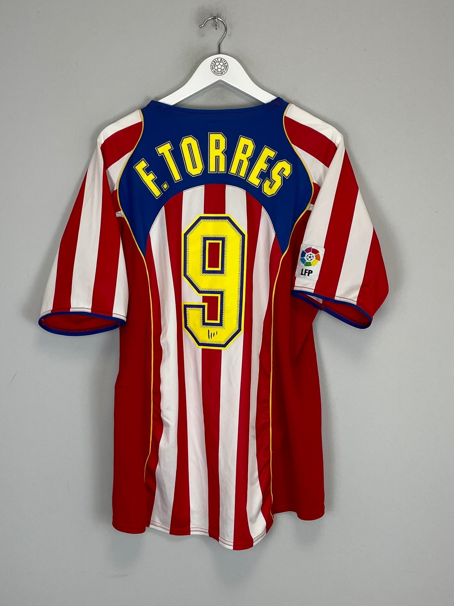 2004/05 ATLETICO MADRID F.TORRES #9 HOME SHIRT (XL) NIKE