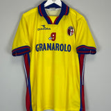 1999/00 BOLOGNA BAGGIO #10 HOME SHIRT (L) DIADORA