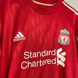 2010/12 LIVERPOOL GERRARD #8 HOME SHIRT (XL) ADIDAS