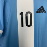 2011/13 ARGENTINA MESSI #10 HOME SHIRT (M) ADIDAS