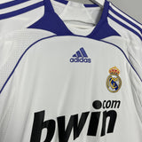 2007/08 REAL MADRID GUTI #14 HOME SHIRT (M) ADIDAS