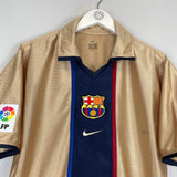 2001/03 BARCELONA AWAY SHIRT (M) NIKE