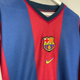 1998/00 BARCELONA GUARDIOLA #4 HOME SHIRT (XL) NIKE