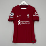 2022/23 LIVERPOOL LUIS DIAZ *MATCH ISSUED v BOURNEMOUTH* HOME SHIRT (L) NIKE