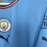 2022/23 MANCHESTER CITY HAALAND #9 HOME SHIRT (L) PUMA