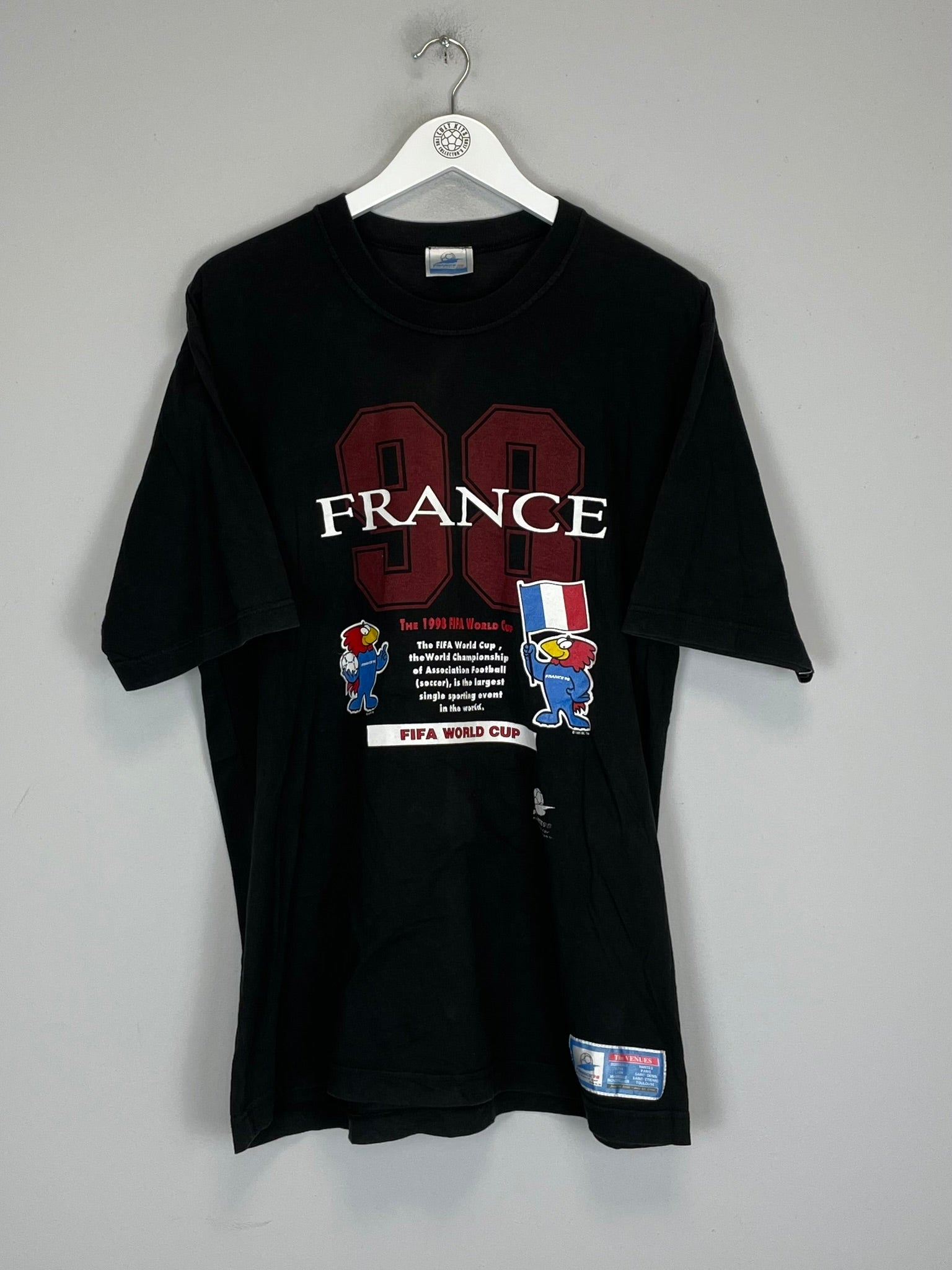 1998 FRANCE WORLD CUP T-SHIRT (M) OM