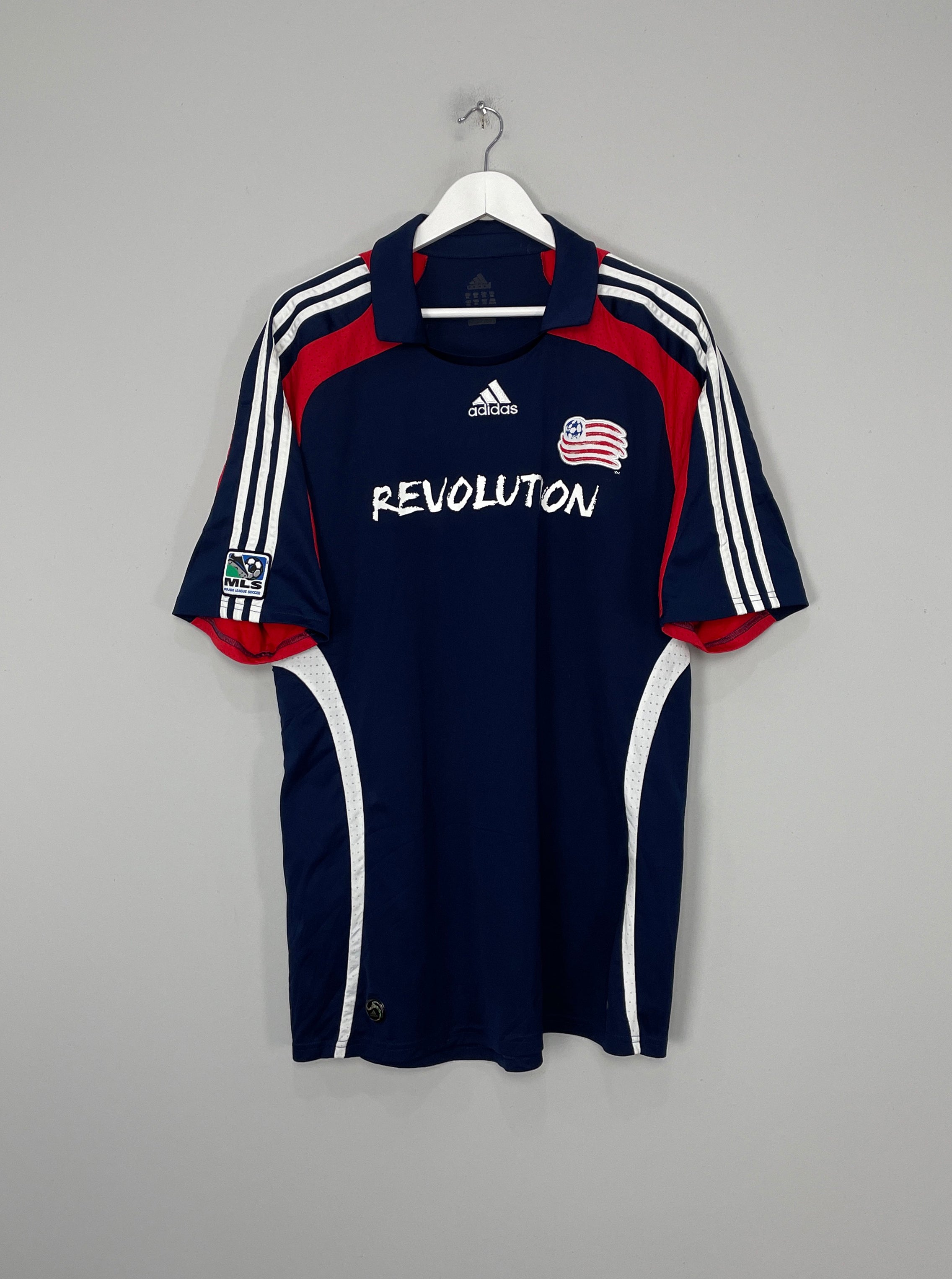 2008 NEW ENGLAND REVOLUTION HOME SHIRT (XXL) ADIDAS