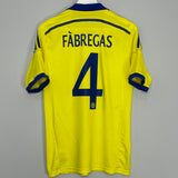 2014/15 CHELSEA FABREGAS #4 AWAY SHIRT (M) ADIDAS