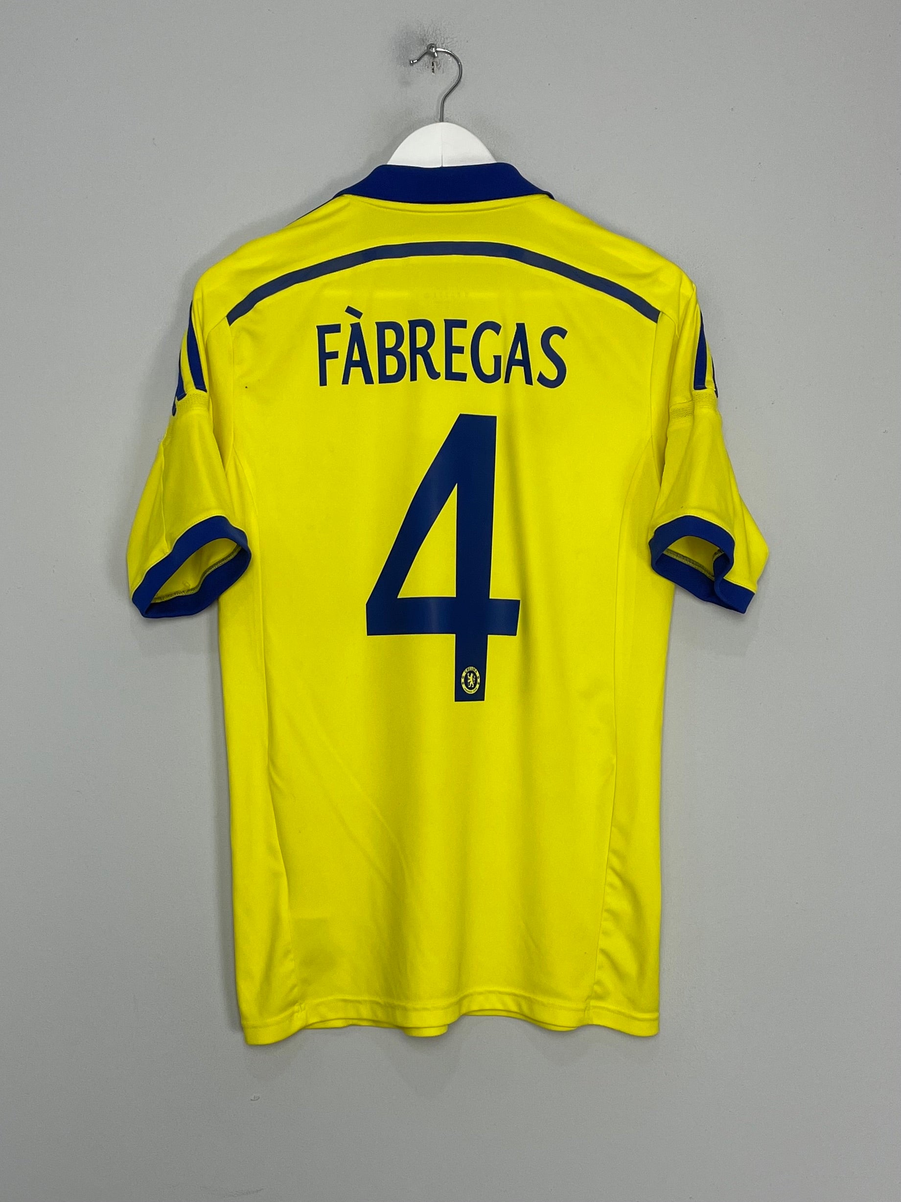 2014/15 CHELSEA FABREGAS #4 AWAY SHIRT (M) ADIDAS