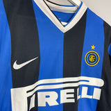 2006/07 INTER MILAN ADRIANO #10 HOME SHIRT (L) NIKE