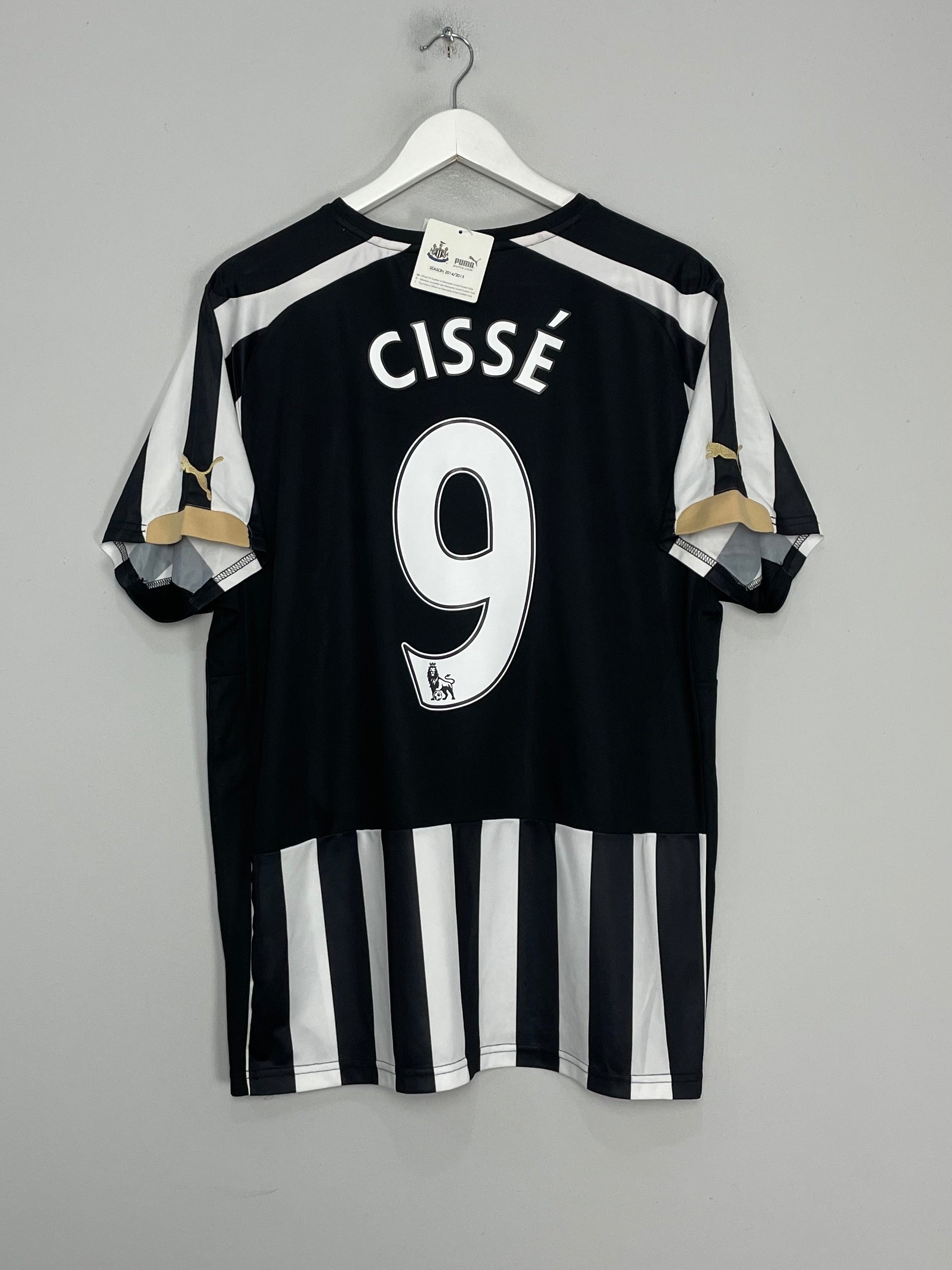 2014/15 NEWCASTLE CISSE #9 *BNWT* HOME SHIRT (L) PUMA