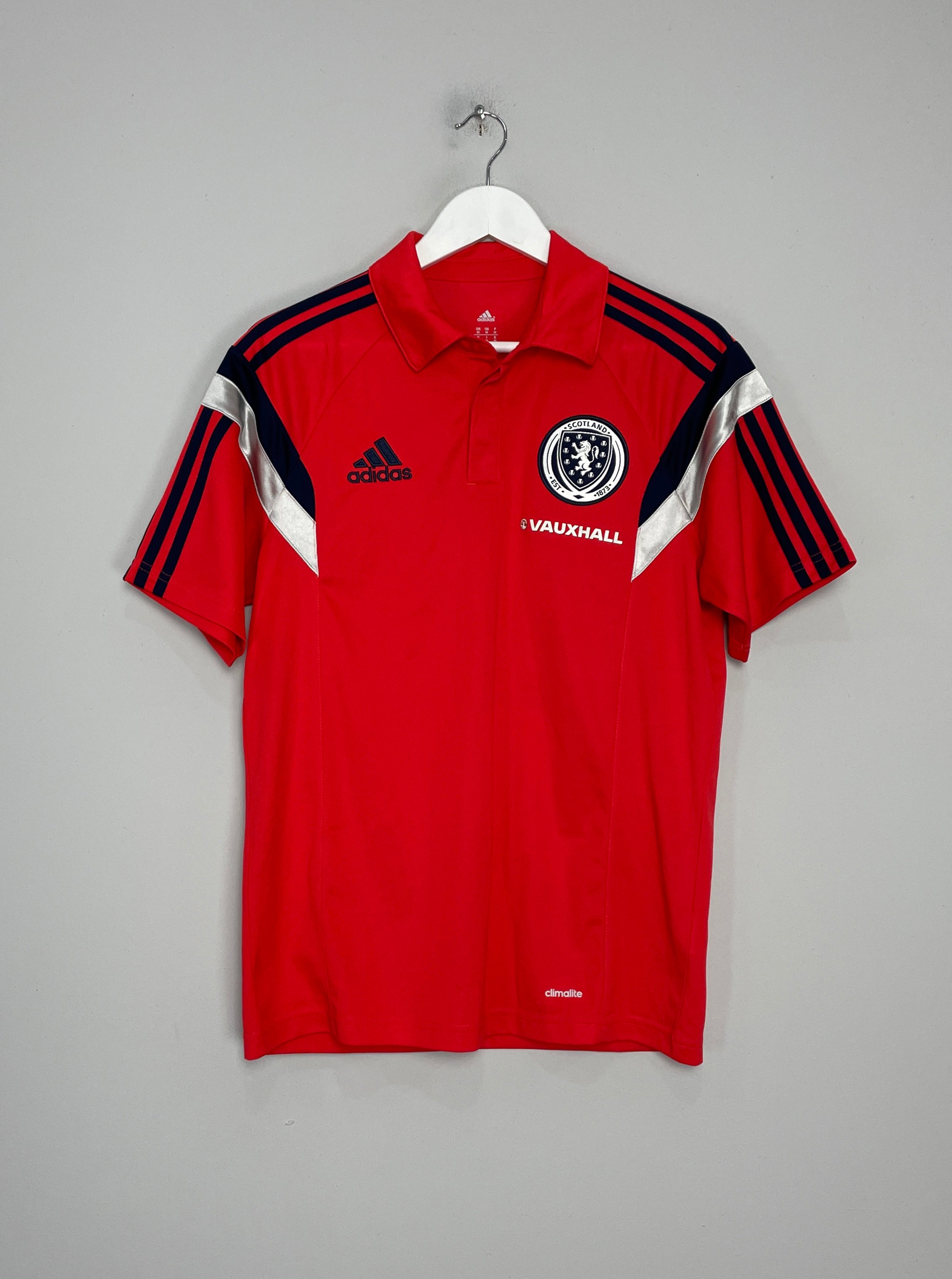 2013/14 SCOTLAND TRAINING SHIRT (M) ADIDAS