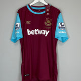 2015/16 WEST HAM PAYET #27 *BNWT* HOME SHIRT (XL) UMBRO