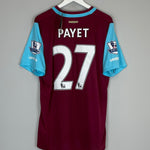 2015/16 WEST HAM PAYET #27 *BNWT* HOME SHIRT (XL) UMBRO