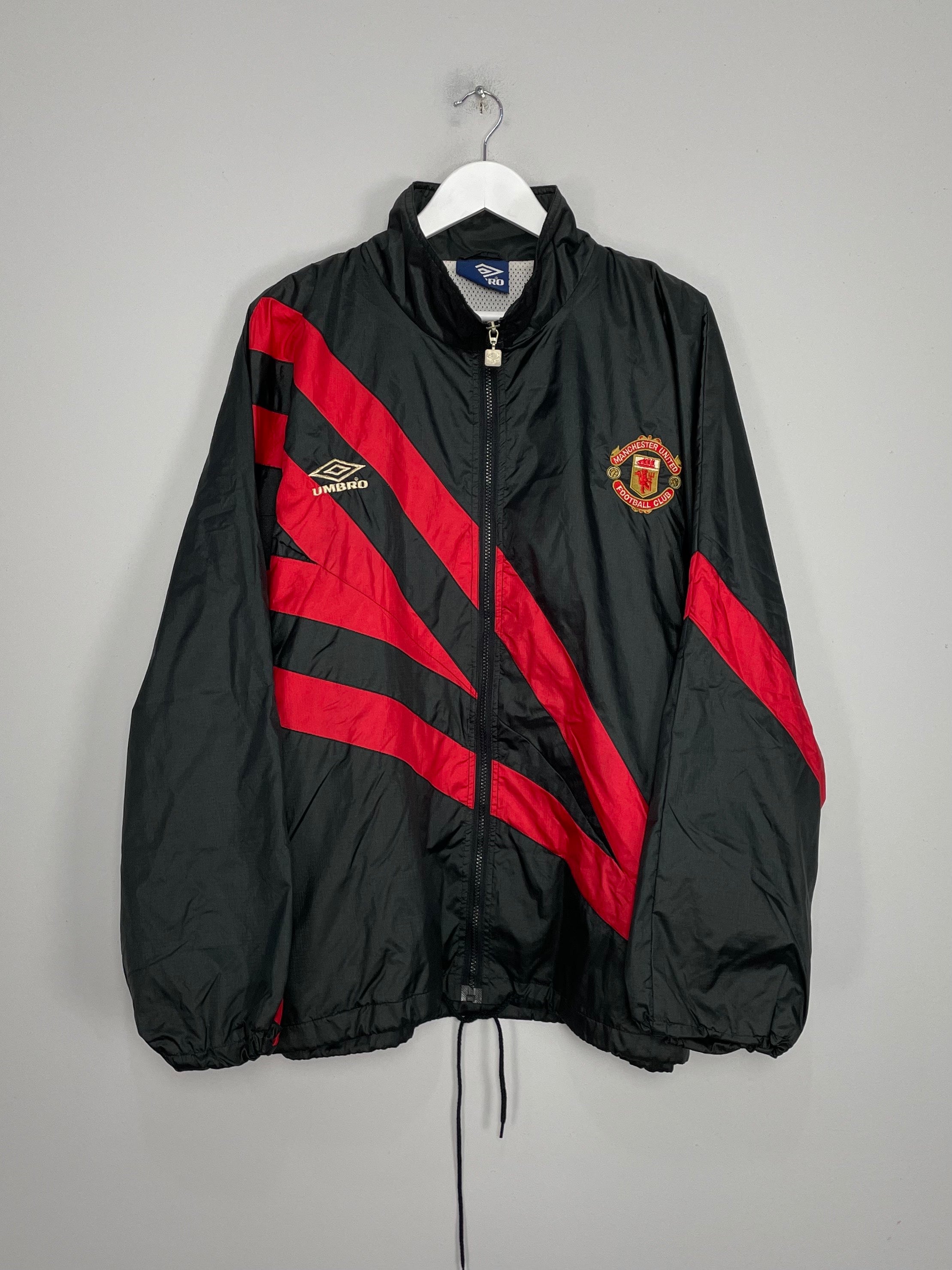 1992/93 MANCHESTER UNITED TRACK JACKET (XL) UMBRO