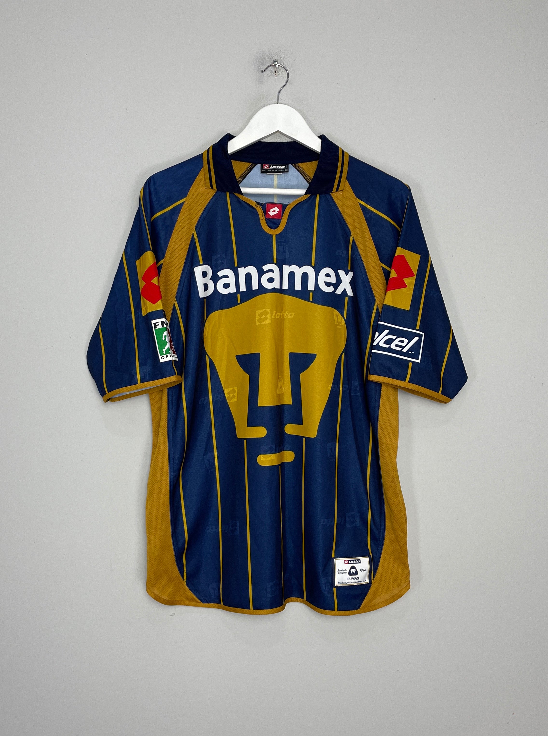 2003/04 UNAM PUMAS AWAY SHIRT (L) LOTTO