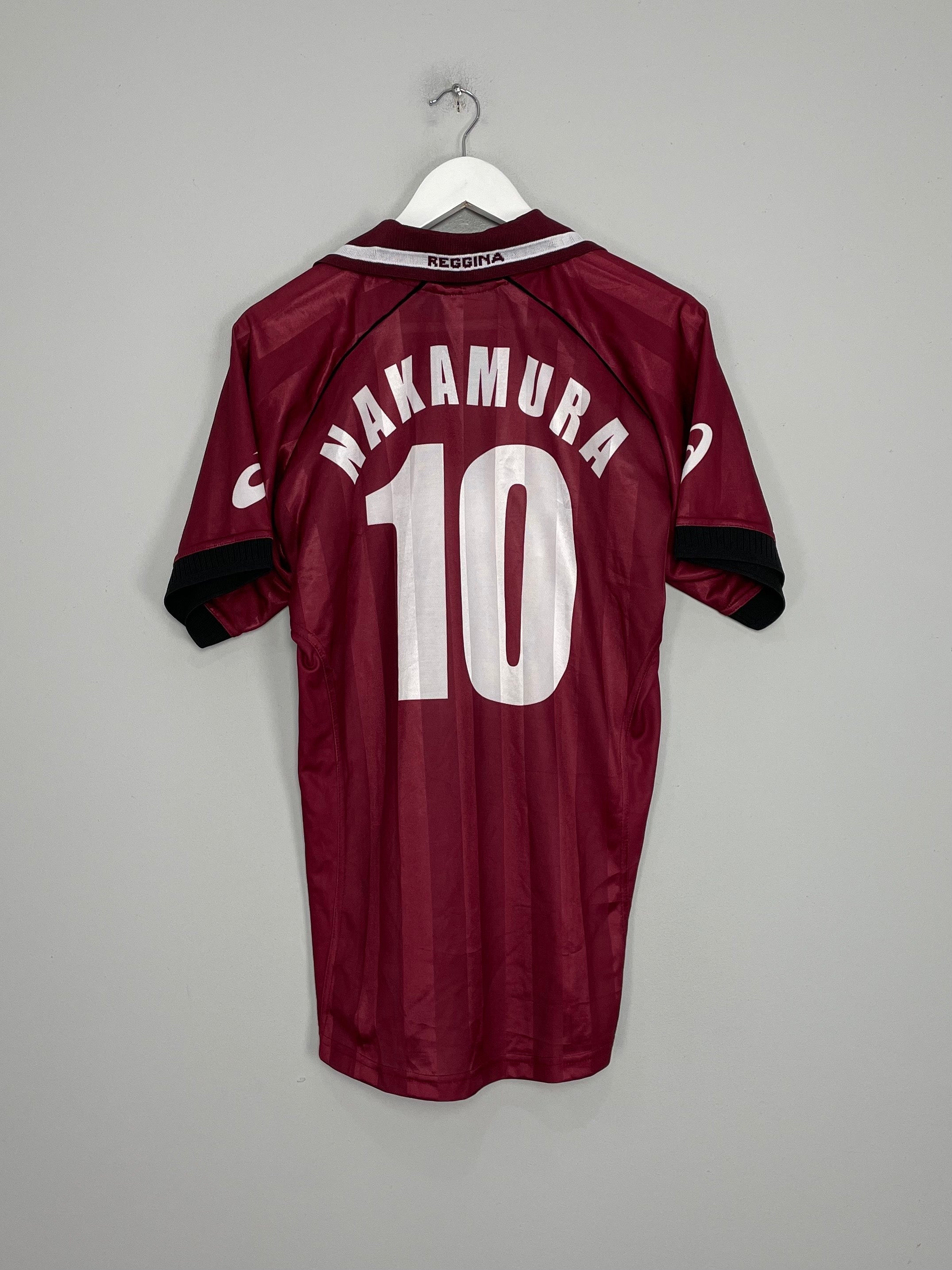 2002/03 REGGINA NAKAMURA #10 HOME SHIRT (M) ASICS