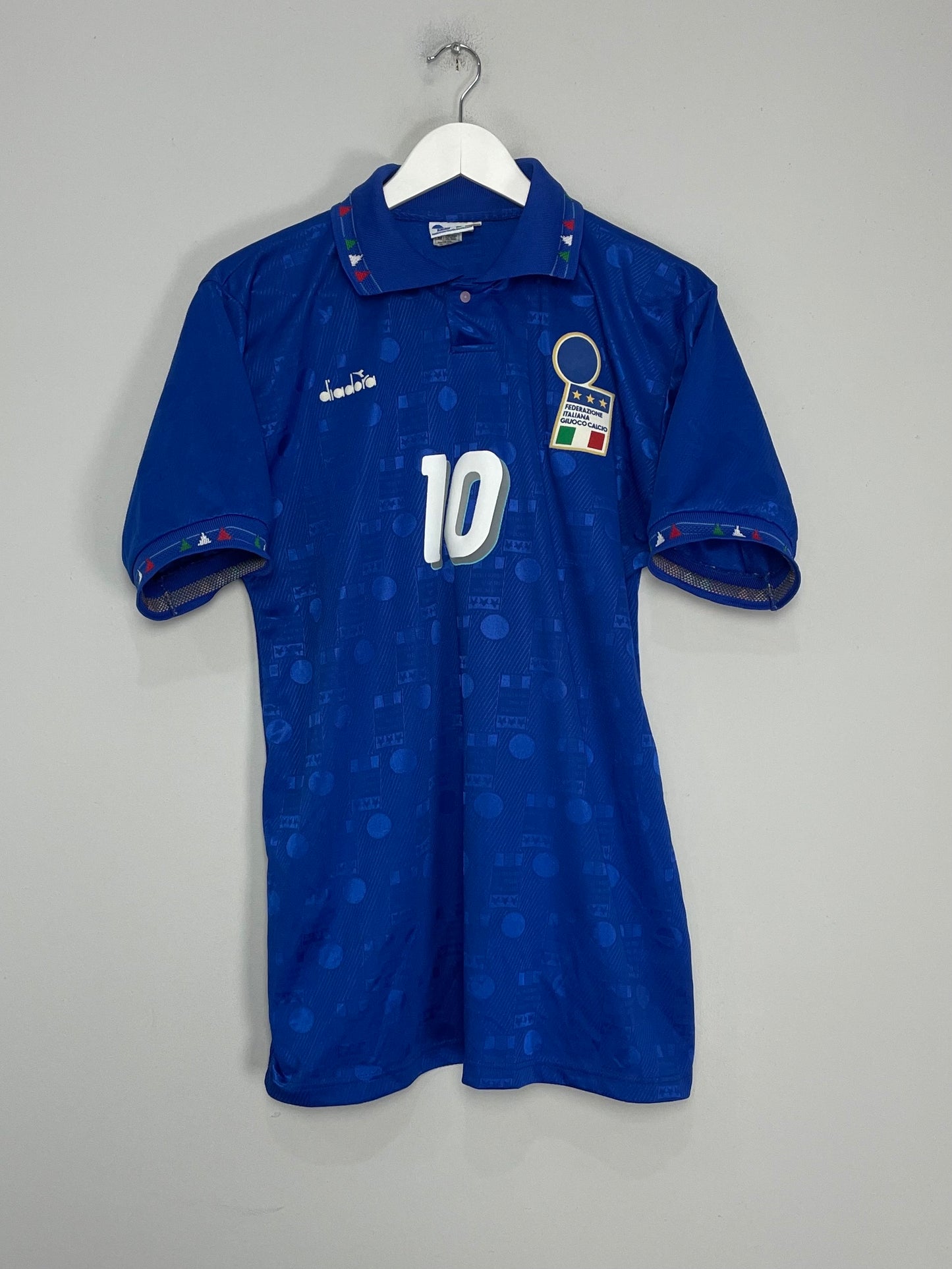 1994 ITALY R.BAGGIO #10 HOME SHIRT (L) DIADORA