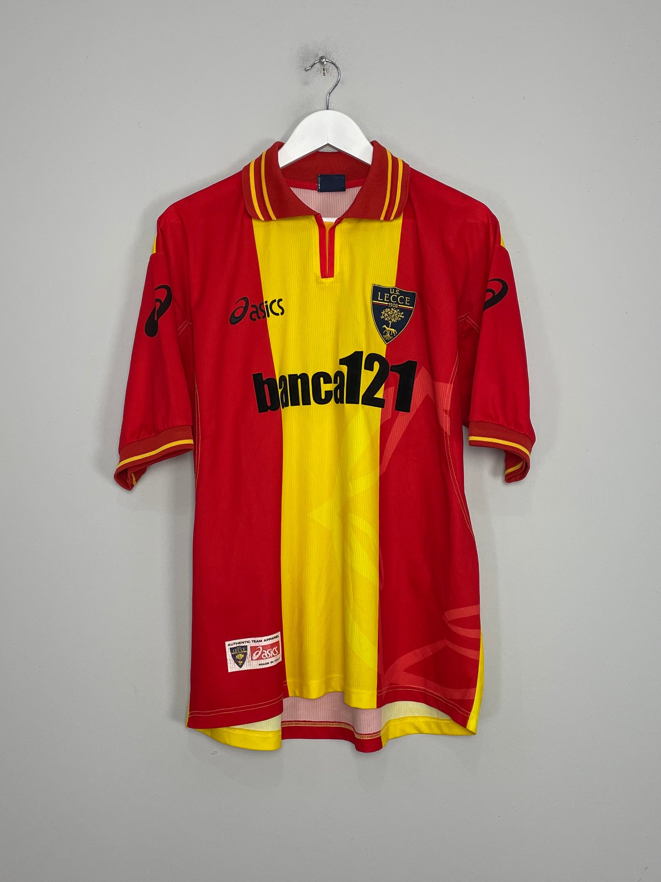 2001/02 LECCE HOME SHIRT (L) ASICS