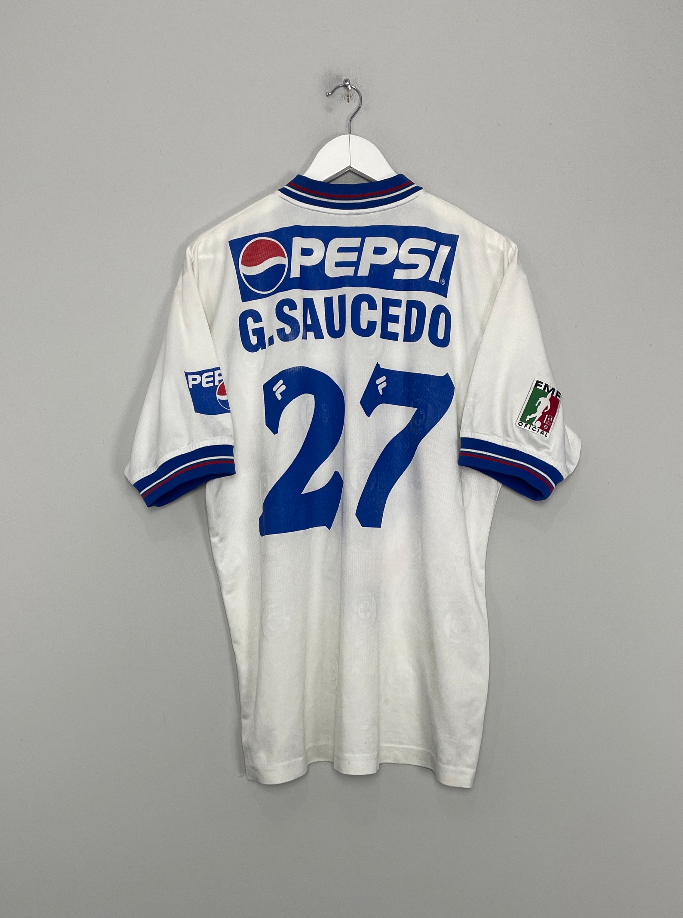 Image of the Cruz Azul Saucedo shirt from the 1999/00 season