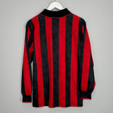 1994/95 AC MILAN L/S HOME SHIRT (M) LOTTO