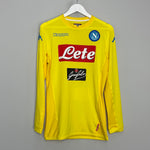 2017/18 NAPOLI AUTHENTIC L/S AWAY SHIRT (L) KAPPA