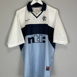 1999/00 RANGERS AWAY SHIRT (L) NIKE