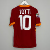 2011/12 ROMA TOTTI #10 HOME SHIRT (L) KAPPA