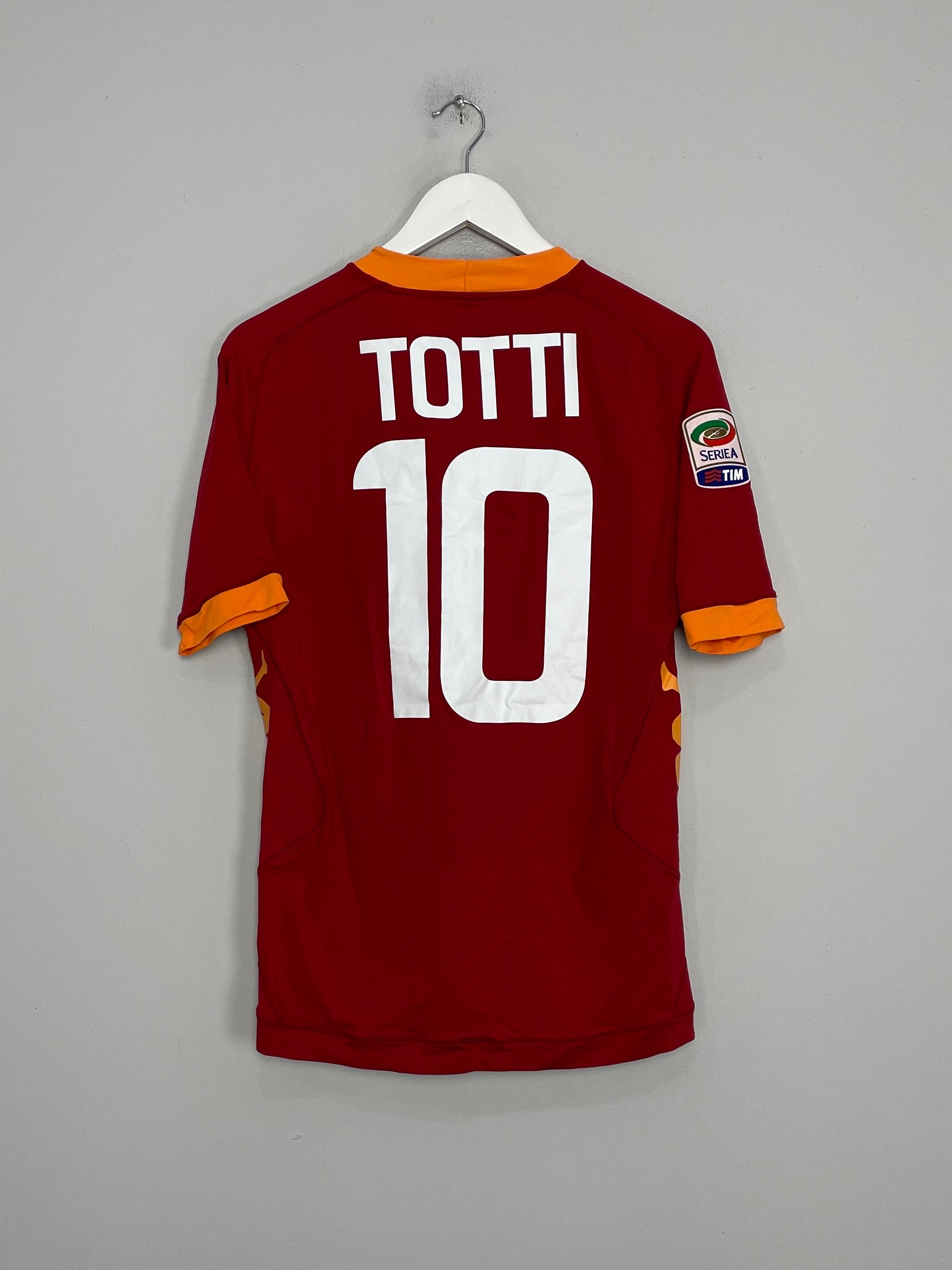 2011/12 ROMA TOTTI #10 HOME SHIRT (L) KAPPA